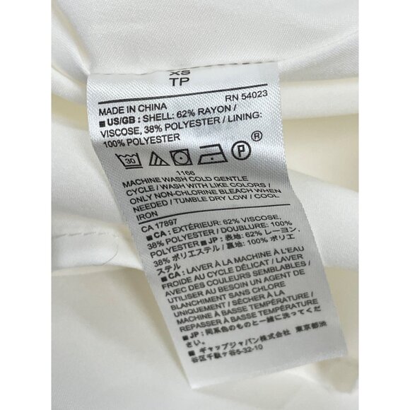 Banana Republic XS White Halter Maxi Dress With Ruffle Neck & Belted Waist - New - Picture 8 of 9